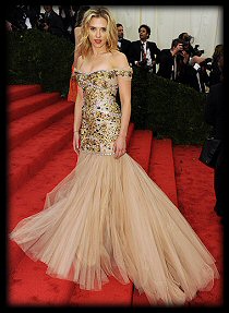 Scarlett Johannson Met Ball 2012